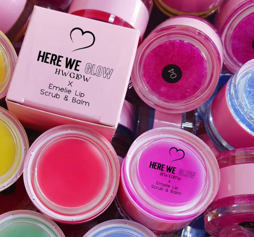Lip scrub & balm x Emelie